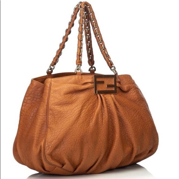 Fendi Handbags - 1 Day Sale! FENDI Large Mia Leather Shoulder Bag